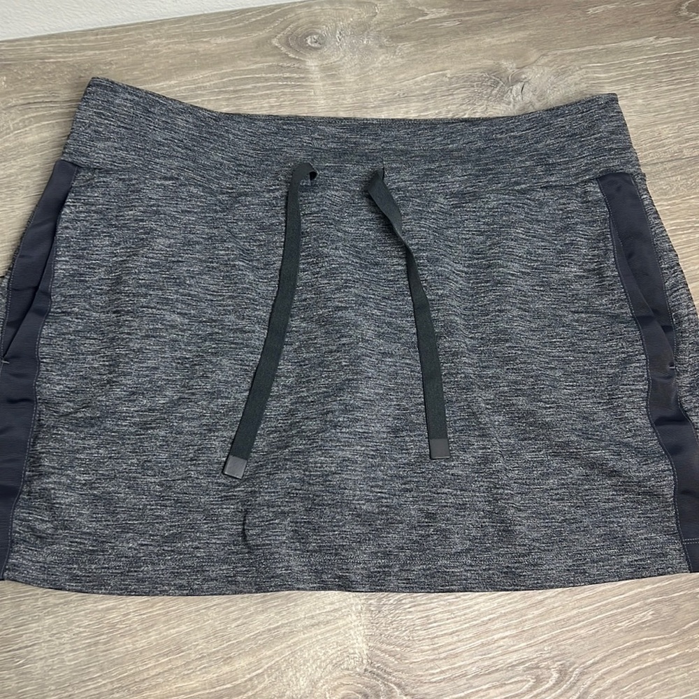 Athleta Gray Skort with Black Accents